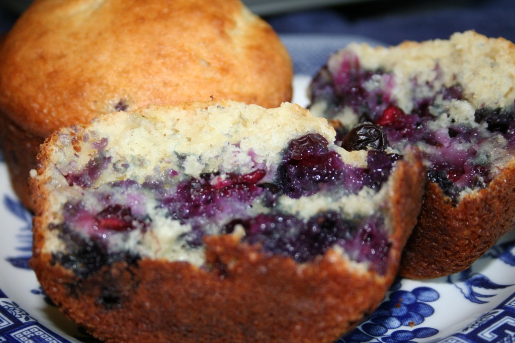 Oregon Blueberries and Banana Muffins