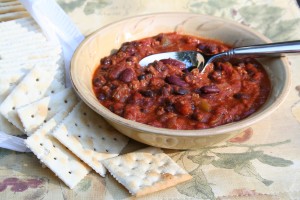 Black Bean chili with Ancho