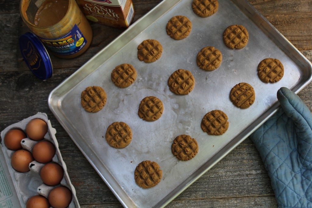 Delicious and simple peanut butter cookies, gluten free